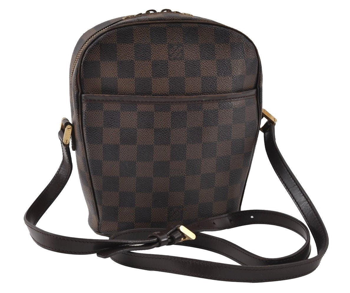 Authentic Louis Vuitton Damier Ipanema PM Shoulder Cross Bag N51294 LV 4539I