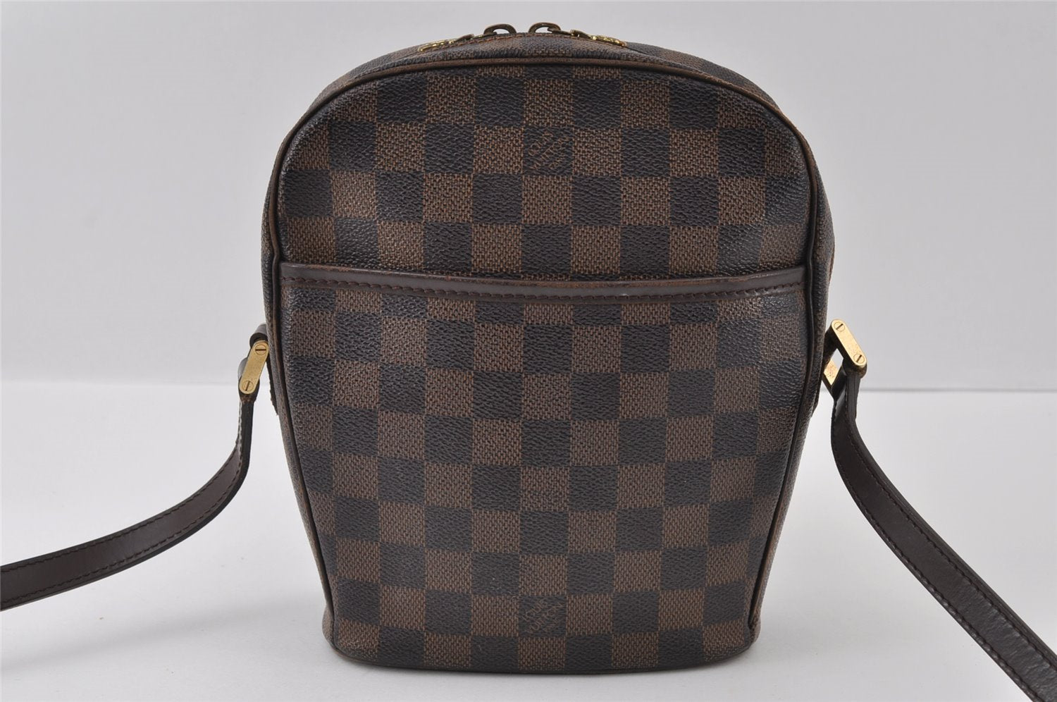 Authentic Louis Vuitton Damier Ipanema PM Shoulder Cross Bag N51294 LV 4539I