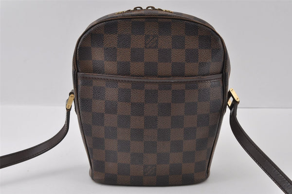 Authentic Louis Vuitton Damier Ipanema PM Shoulder Cross Bag N51294 LV 4539I