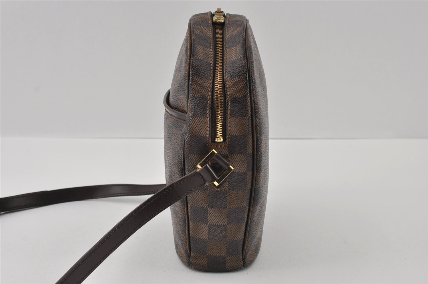 Authentic Louis Vuitton Damier Ipanema PM Shoulder Cross Bag N51294 LV 4539I