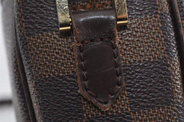 Authentic Louis Vuitton Damier Ipanema PM Shoulder Cross Bag N51294 LV 4539I