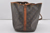 Authentic Louis Vuitton Monogram Petit Noe M42226 Shoulder Drawstring Bag 4540I
