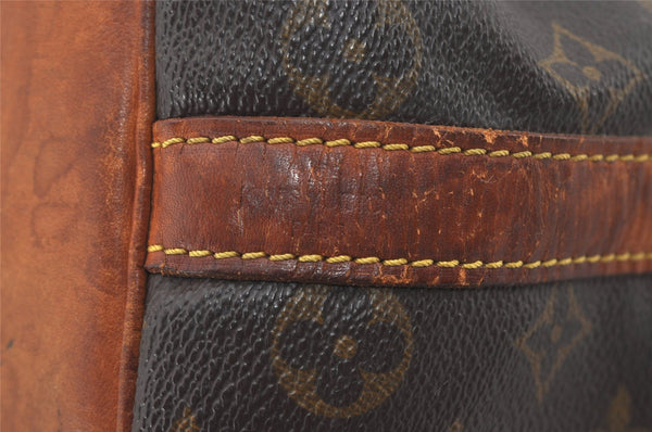 Authentic Louis Vuitton Monogram Petit Noe M42226 Shoulder Drawstring Bag 4540I