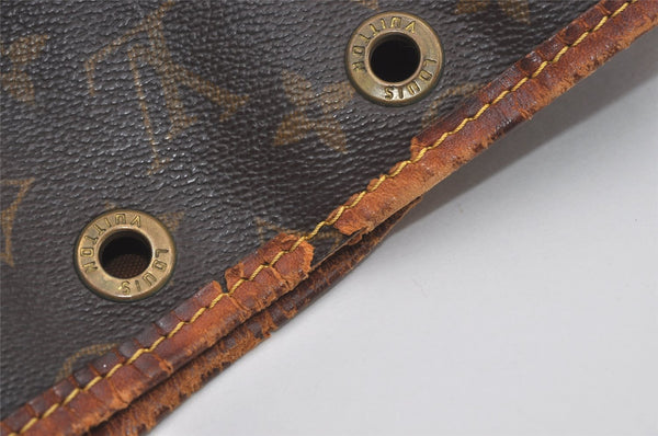 Authentic Louis Vuitton Monogram Petit Noe M42226 Shoulder Drawstring Bag 4540I