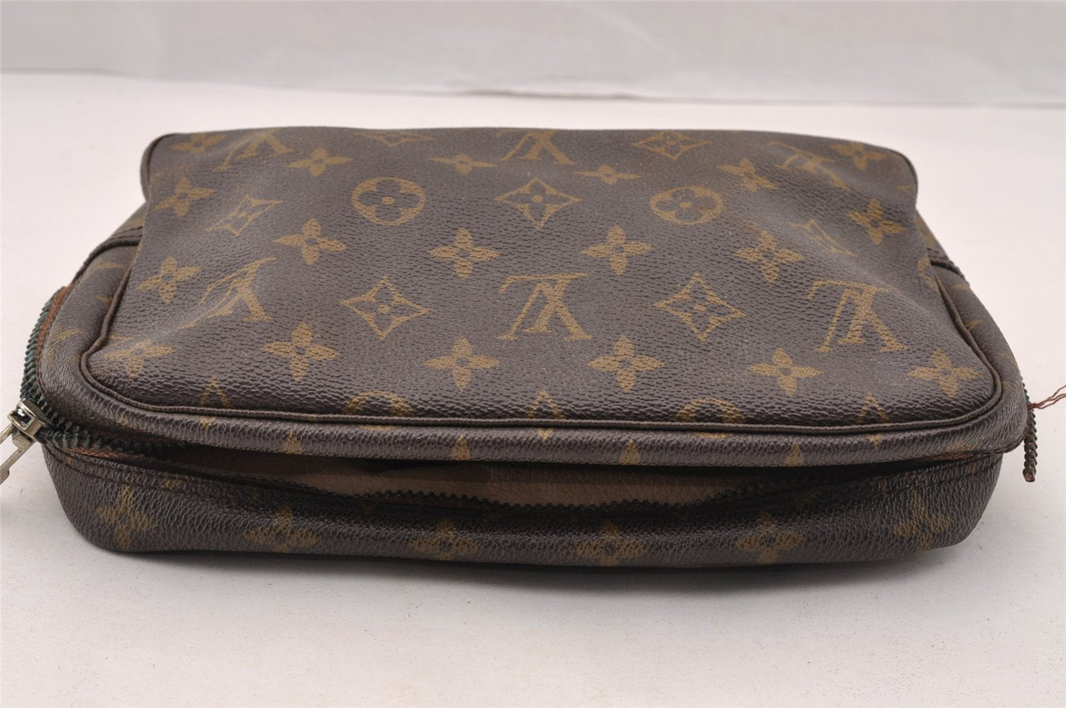 Auth Louis Vuitton Monogram Trousse Toilette 23 Clutch Bag M47524 Junk 4541I
