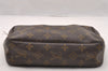 Auth Louis Vuitton Monogram Trousse Toilette 23 Clutch Bag M47524 Junk 4541I