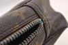 Auth Louis Vuitton Monogram Trousse Toilette 23 Clutch Bag M47524 Junk 4541I