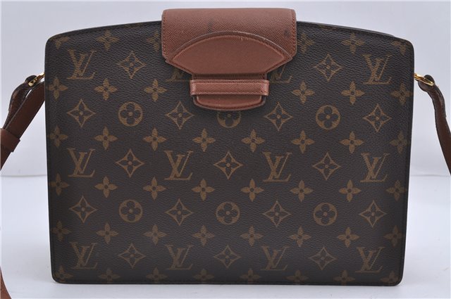 Auth Louis Vuitton Monogram Courcelles Shoulder Cross Body Bag M51375 LV 4542D
