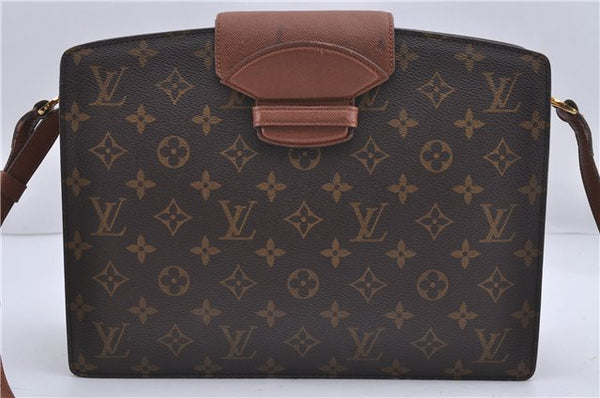 Auth Louis Vuitton Monogram Courcelles Shoulder Cross Body Bag M51375 LV 4542D