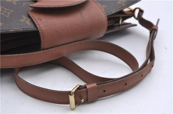 Auth Louis Vuitton Monogram Courcelles Shoulder Cross Body Bag M51375 LV 4542D