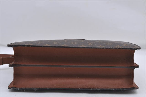 Auth Louis Vuitton Monogram Courcelles Shoulder Cross Body Bag M51375 LV 4542D