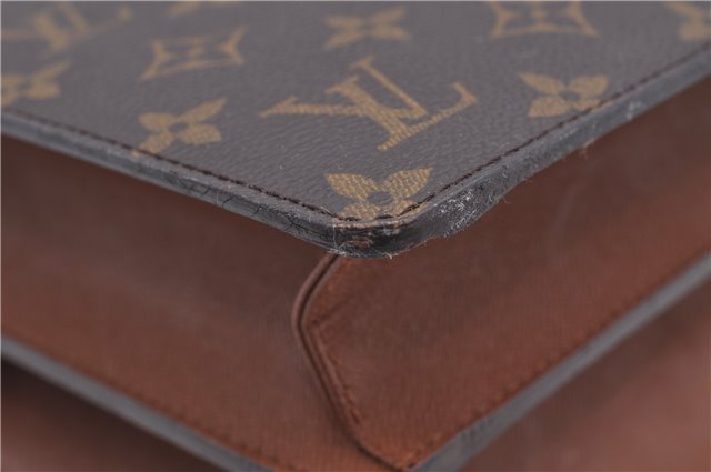 Auth Louis Vuitton Monogram Courcelles Shoulder Cross Body Bag M51375 LV 4542D