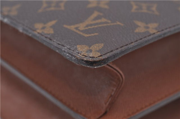 Auth Louis Vuitton Monogram Courcelles Shoulder Cross Body Bag M51375 LV 4542D