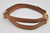 Authentic Louis Vuitton Leather Shoulder Strap Beige 41.9-48.6" LV 4542I