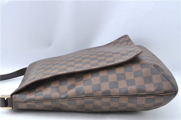 Authentic Louis Vuitton Damier Musette Shoulder Bag N51302 LV 4543D