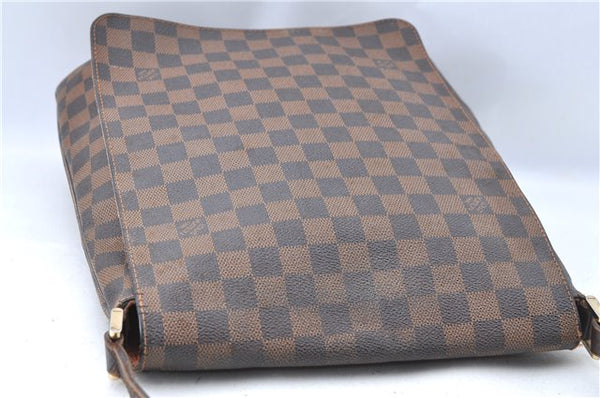 Authentic Louis Vuitton Damier Musette Shoulder Bag N51302 LV 4543D