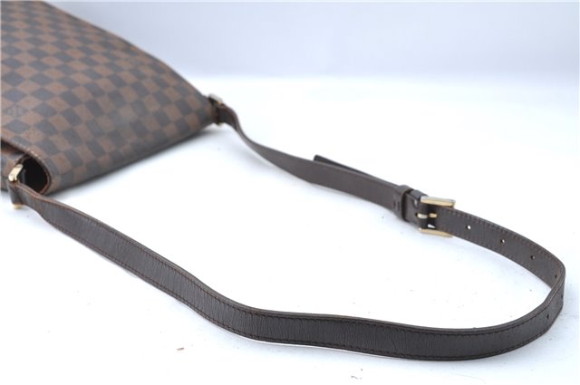 Authentic Louis Vuitton Damier Musette Shoulder Bag N51302 LV 4543D