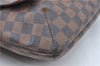 Authentic Louis Vuitton Damier Musette Shoulder Bag N51302 LV 4543D