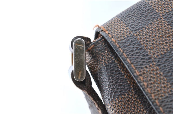 Authentic Louis Vuitton Damier Musette Shoulder Bag N51302 LV 4543D