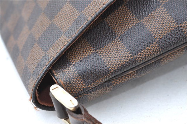 Authentic Louis Vuitton Damier Musette Shoulder Bag N51302 LV 4543D