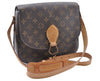 Authentic Louis Vuitton Monogram Saint Cloud GM M51242 Shoulder Cross Bag 4543F