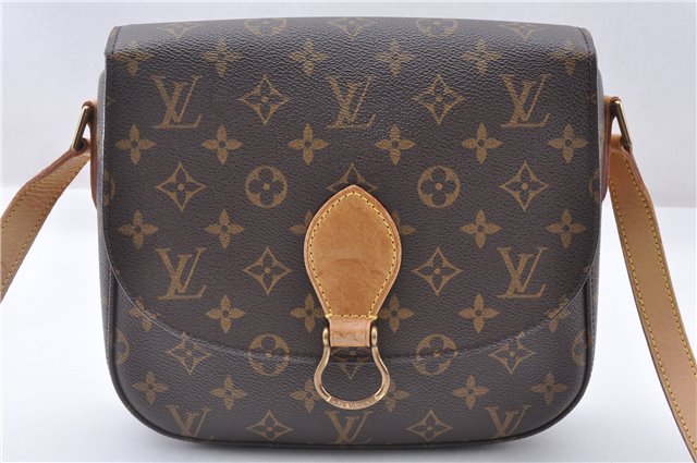 Authentic Louis Vuitton Monogram Saint Cloud GM M51242 Shoulder Cross Bag 4543F