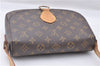 Authentic Louis Vuitton Monogram Saint Cloud GM M51242 Shoulder Cross Bag 4543F