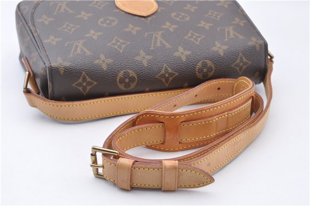 Authentic Louis Vuitton Monogram Saint Cloud GM M51242 Shoulder Cross Bag 4543F
