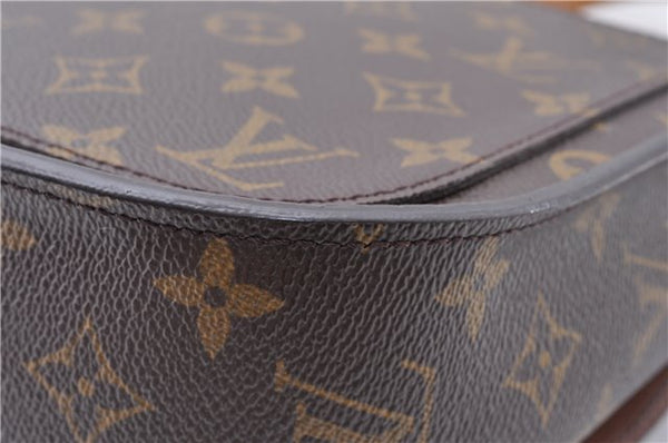 Authentic Louis Vuitton Monogram Saint Cloud GM M51242 Shoulder Cross Bag 4543F