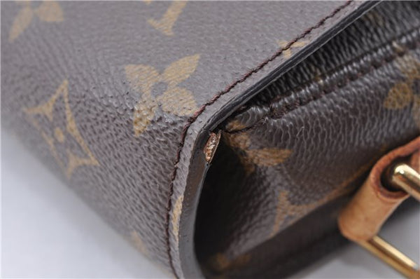 Authentic Louis Vuitton Monogram Saint Cloud GM M51242 Shoulder Cross Bag 4543F