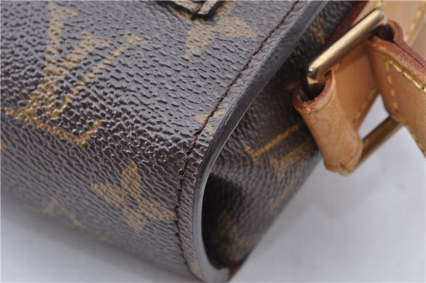 Authentic Louis Vuitton Monogram Saint Cloud GM M51242 Shoulder Cross Bag 4543F