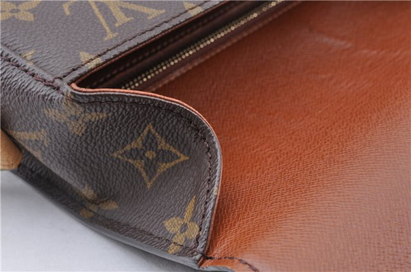 Authentic Louis Vuitton Monogram Saint Cloud GM M51242 Shoulder Cross Bag 4543F