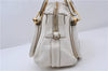 Authentic Chloe Paraty 2Way Shoulder Hand Bag Purse White 4544C