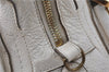 Authentic Chloe Paraty 2Way Shoulder Hand Bag Purse White 4544C