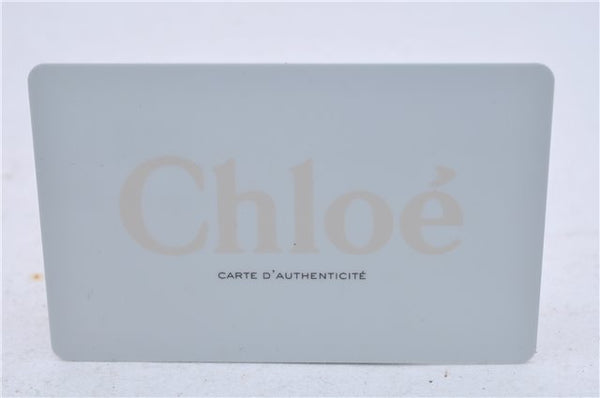 Authentic Chloe Paraty 2Way Shoulder Hand Bag Purse White 4544C