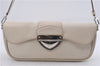 Auth Louis Vuitton Epi Pochette Montaigne Shoulder Bag White M5929J LV 4544D