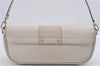 Auth Louis Vuitton Epi Pochette Montaigne Shoulder Bag White M5929J LV 4544D