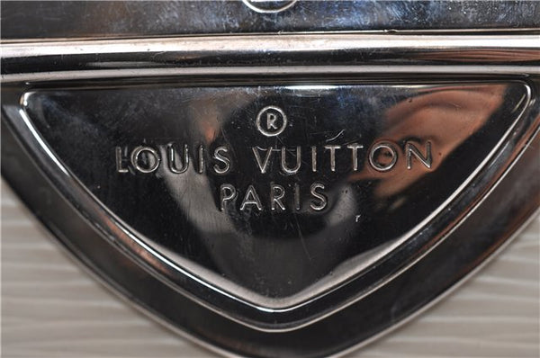 Auth Louis Vuitton Epi Pochette Montaigne Shoulder Bag White M5929J LV 4544D