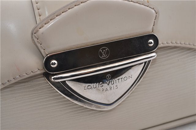 Auth Louis Vuitton Epi Pochette Montaigne Shoulder Bag White M5929J LV 4544D