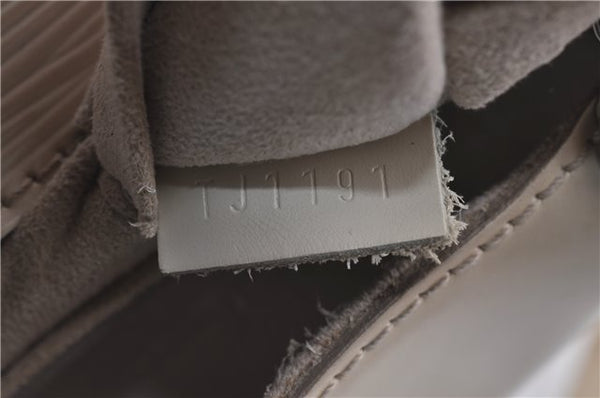 Auth Louis Vuitton Epi Pochette Montaigne Shoulder Bag White M5929J LV 4544D