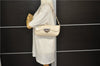 Auth Louis Vuitton Epi Pochette Montaigne Shoulder Bag White M5929J LV 4544D
