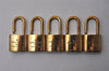 Authentic Louis Vuitton Padlock Gold 10Set LV 4544I