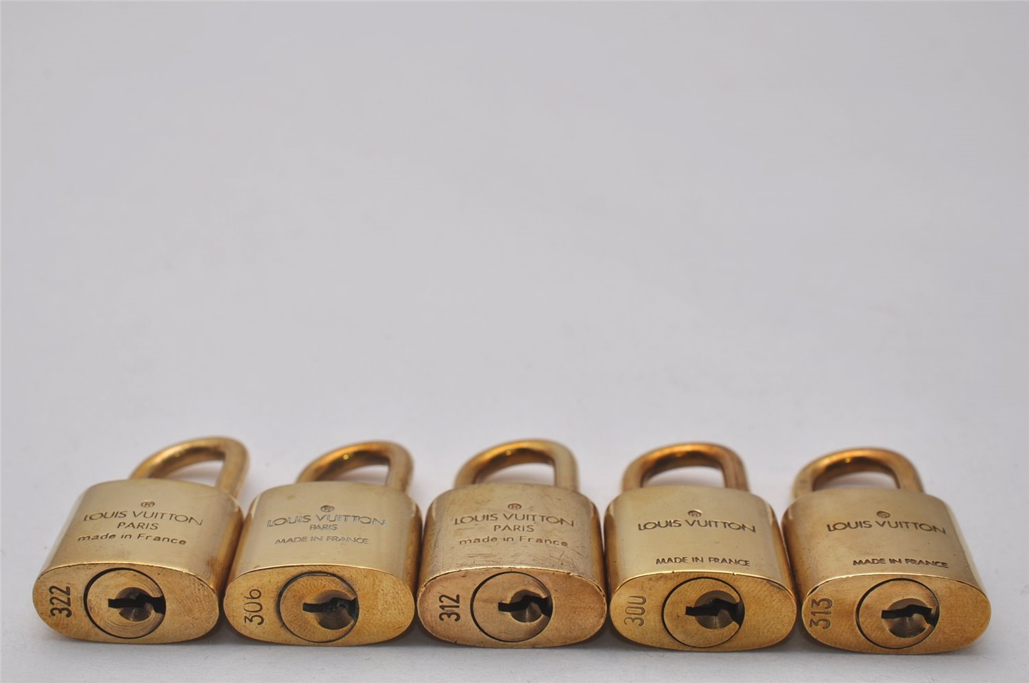 Authentic Louis Vuitton Padlock Gold 10Set LV 4544I