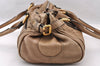 Authentic Chloe Vintage Paddington Leather Shoulder Hand Bag Brown 4545I