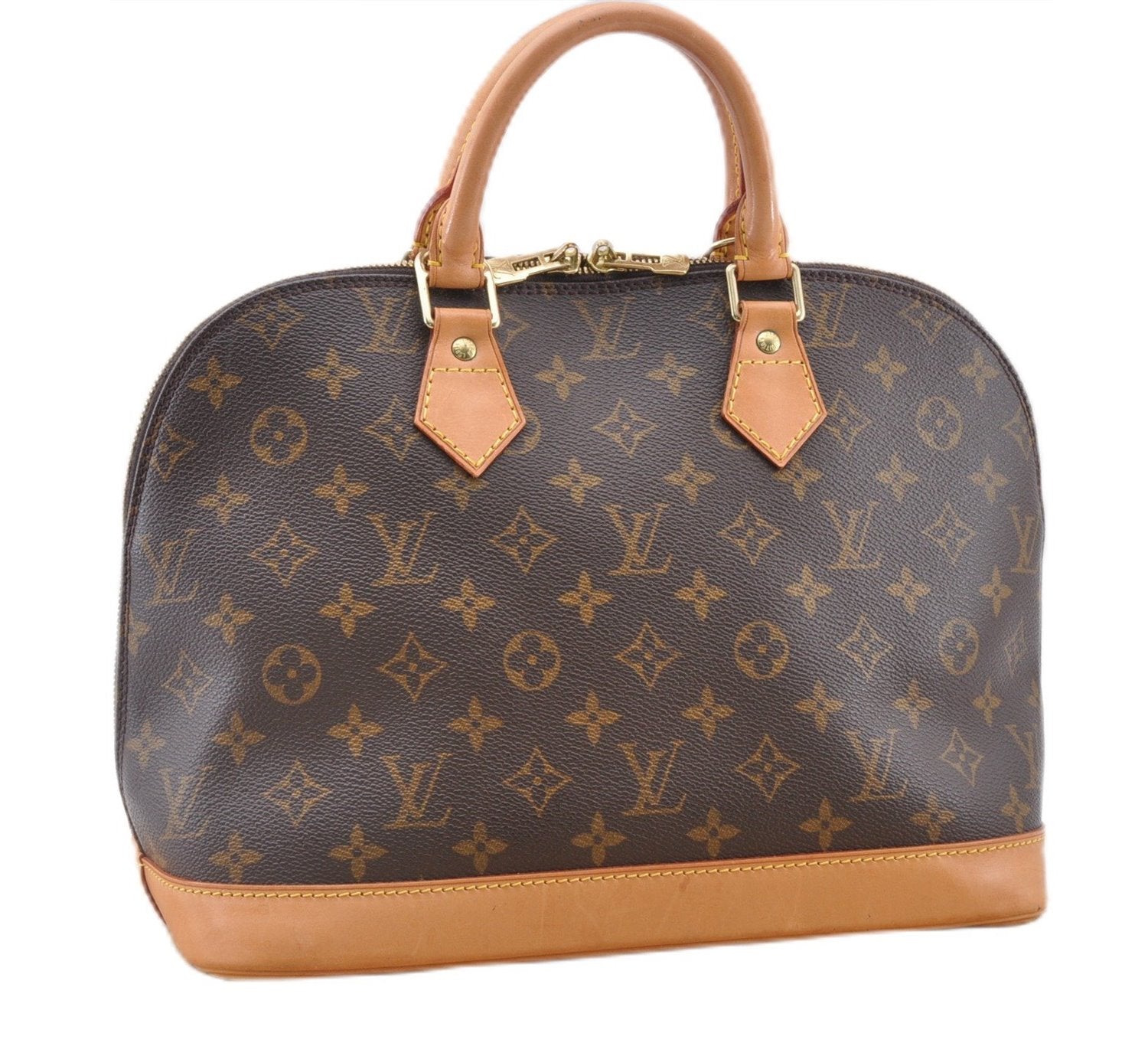 Authentic Louis Vuitton Monogram Alma Hand Bag Purse M51130 LV 4546F