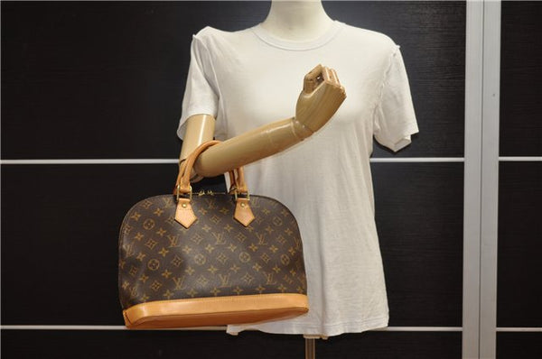 Authentic Louis Vuitton Monogram Alma Hand Bag Purse M51130 LV 4546F