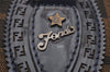 Authentic FENDI Zucca Etniko Shoulder Hand Bag Canvas Leather Brown 4546I