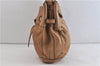 Authentic BURBERRY Vintage Leather Shoulder Hand Bag Purse Brown 4550C