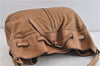 Authentic BURBERRY Vintage Leather Shoulder Hand Bag Purse Brown 4550C