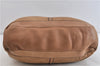 Authentic BURBERRY Vintage Leather Shoulder Hand Bag Purse Brown 4550C